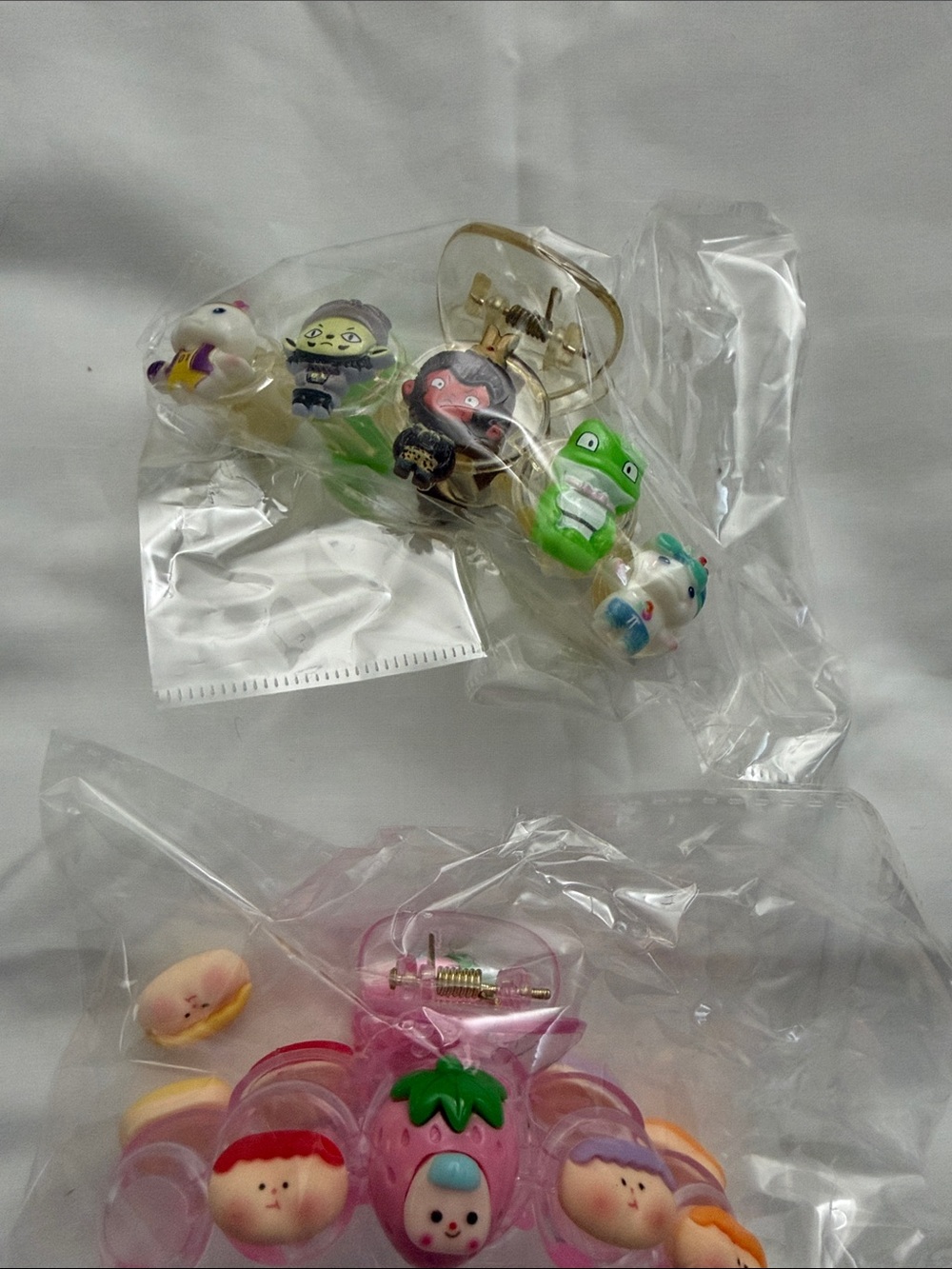 Kids Character Hair Claw Clip - Pink & Multicolor